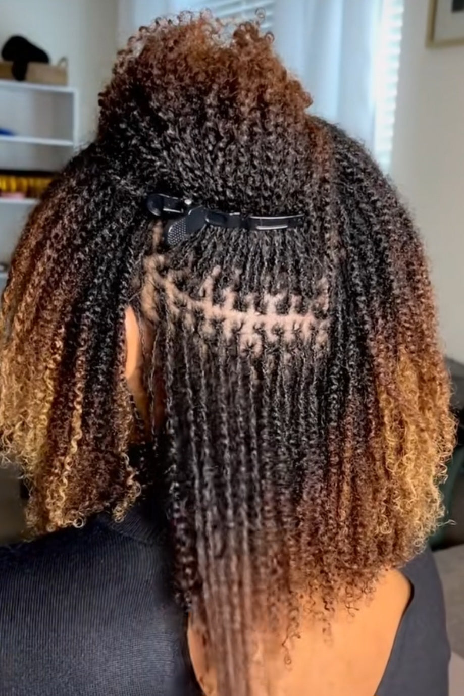 Extensions de Cheveux Afro 100% SDD Vietnamien