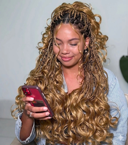 Extension de tresse bouclée FRENCH CURLS Couleur 27