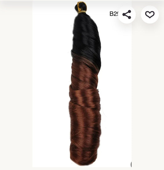 Extension de tresse bouclée FRENCH CURLS Couleur: 350 Longueur:30